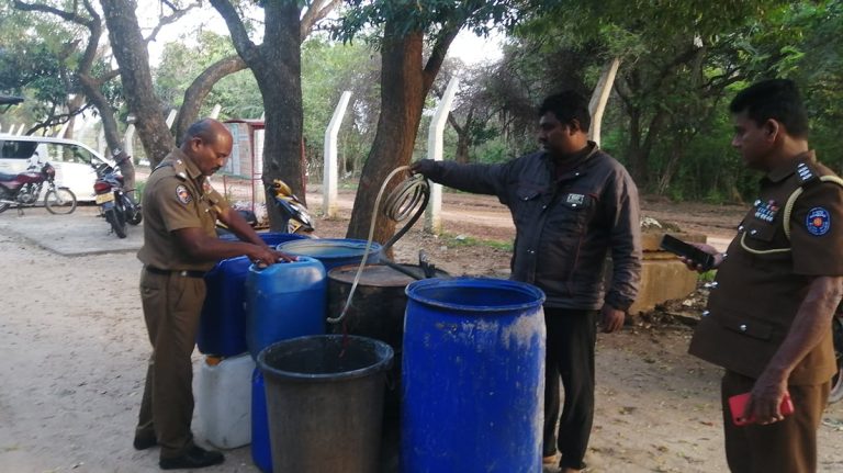 Large-Scale Illegal Liquor Operation Raided in Dambulla