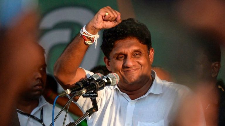 Premadasa Accuses Government of Corruption, Siding with ‘Fuel Cartel’ Amidst Solar Tariff Cuts