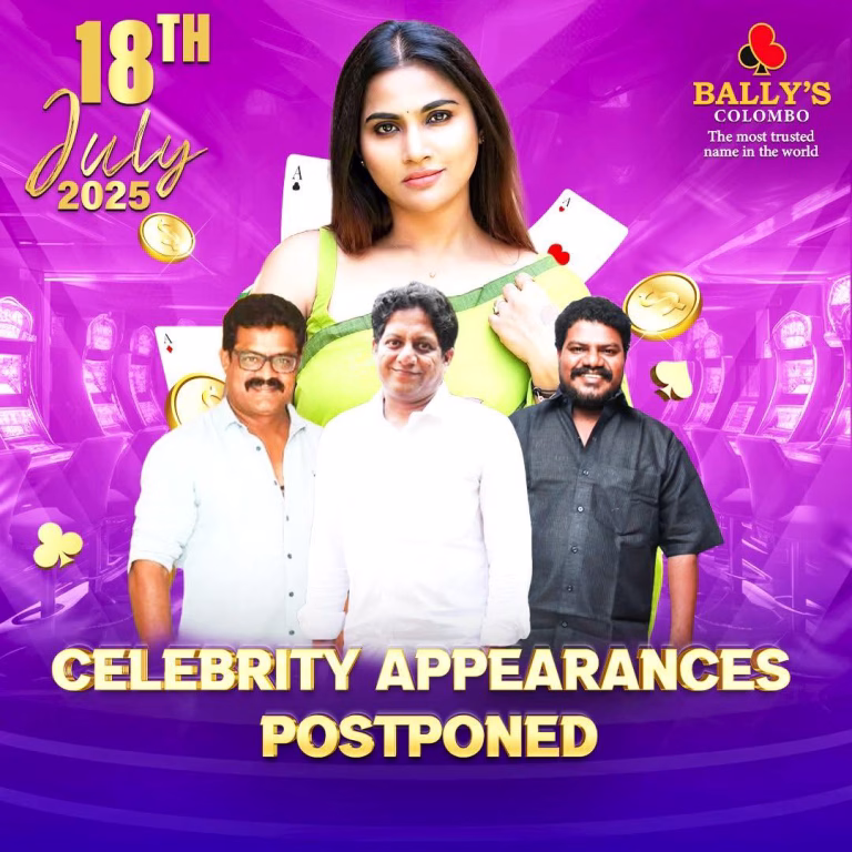 Superstar Indian Celebrity Event in Colombo Postponed